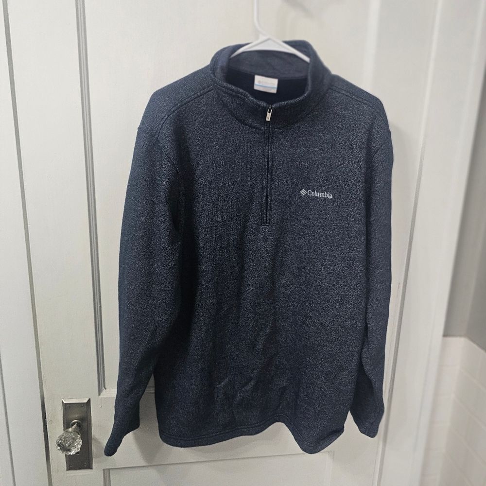 Columbia 1/4 Zip Fleece, Sz Xl, Excelkent Condition